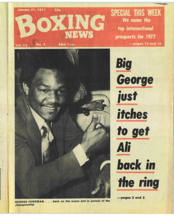 Boxing News magazine  21.1.1977 Download pdf